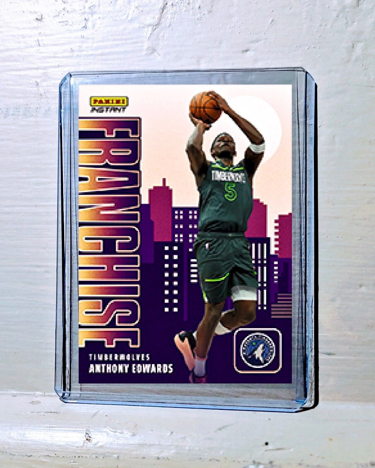 Anthony Edwards 2023-24 NBA #11 Franchise Basketball Card Timberwolves 1/485