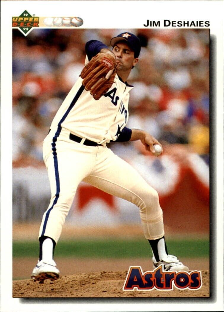 Jim Deshaies 1992 Upper Deck MLB #297 Baseball Card Houston Astros