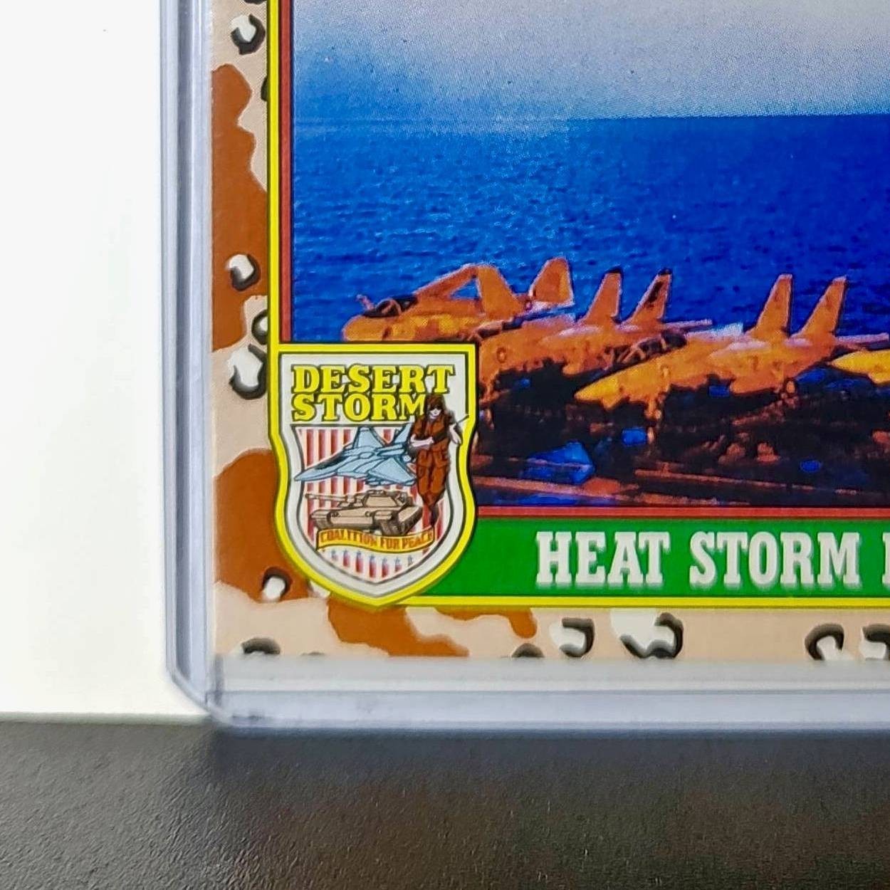 Heat Storm in the Gulf 1991 Topps Desert Storm #84 Card