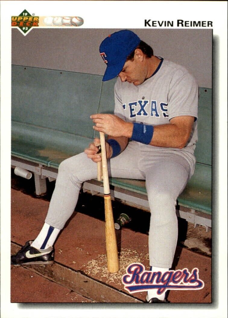 Kevin Reimer 1992 Upper Deck MLB #201 Baseball Card Texas Rangers