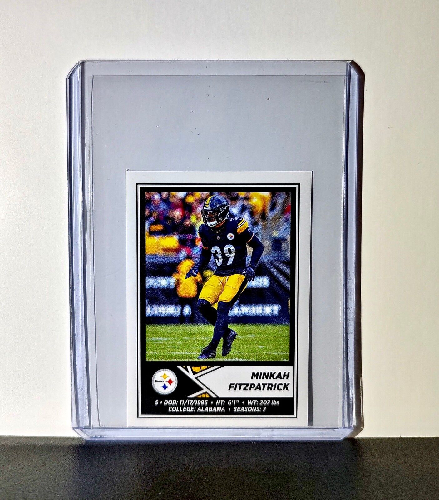 Minkah Fitzpatrick 2024 Panini NFL Sticker #166 Pittsburgh Steelers