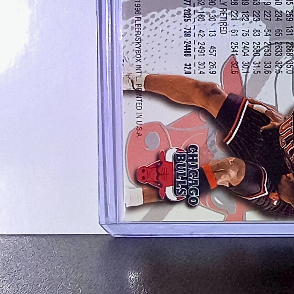 Michael Jordan 1996-97 Fleer #13 Basketball Card Chicago Bulls