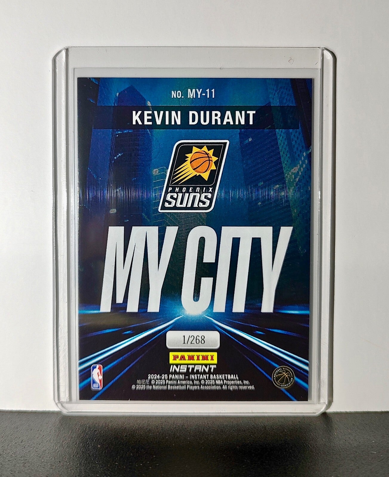 Kevin Durant 2024-25 Panini MyCity NBA #11 Basketball Card Phoenix Suns 1/268