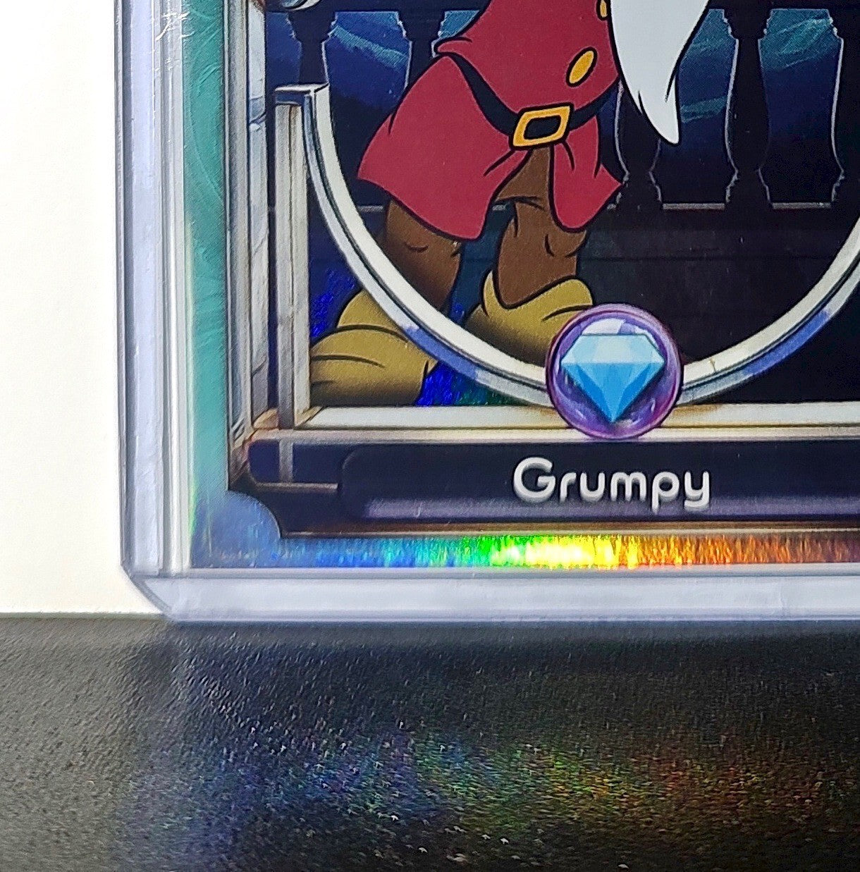 Grumpy 2025 Topps Disney Wonder #102 Diamond Card Snow White & the Seven Dwarfs