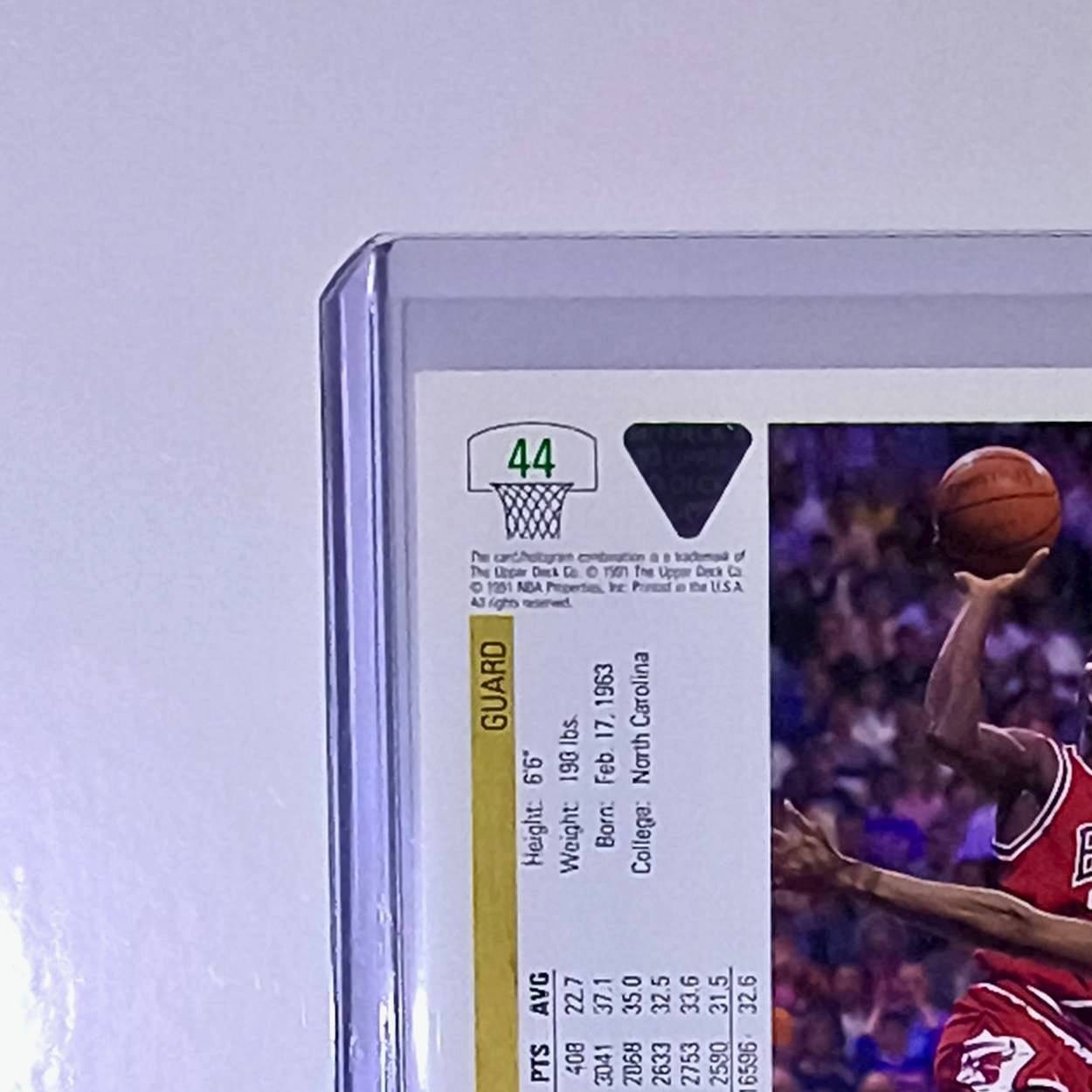 Michael Jordan 1991-92 Upper Deck #44 Basketball Card Chicago Bulls