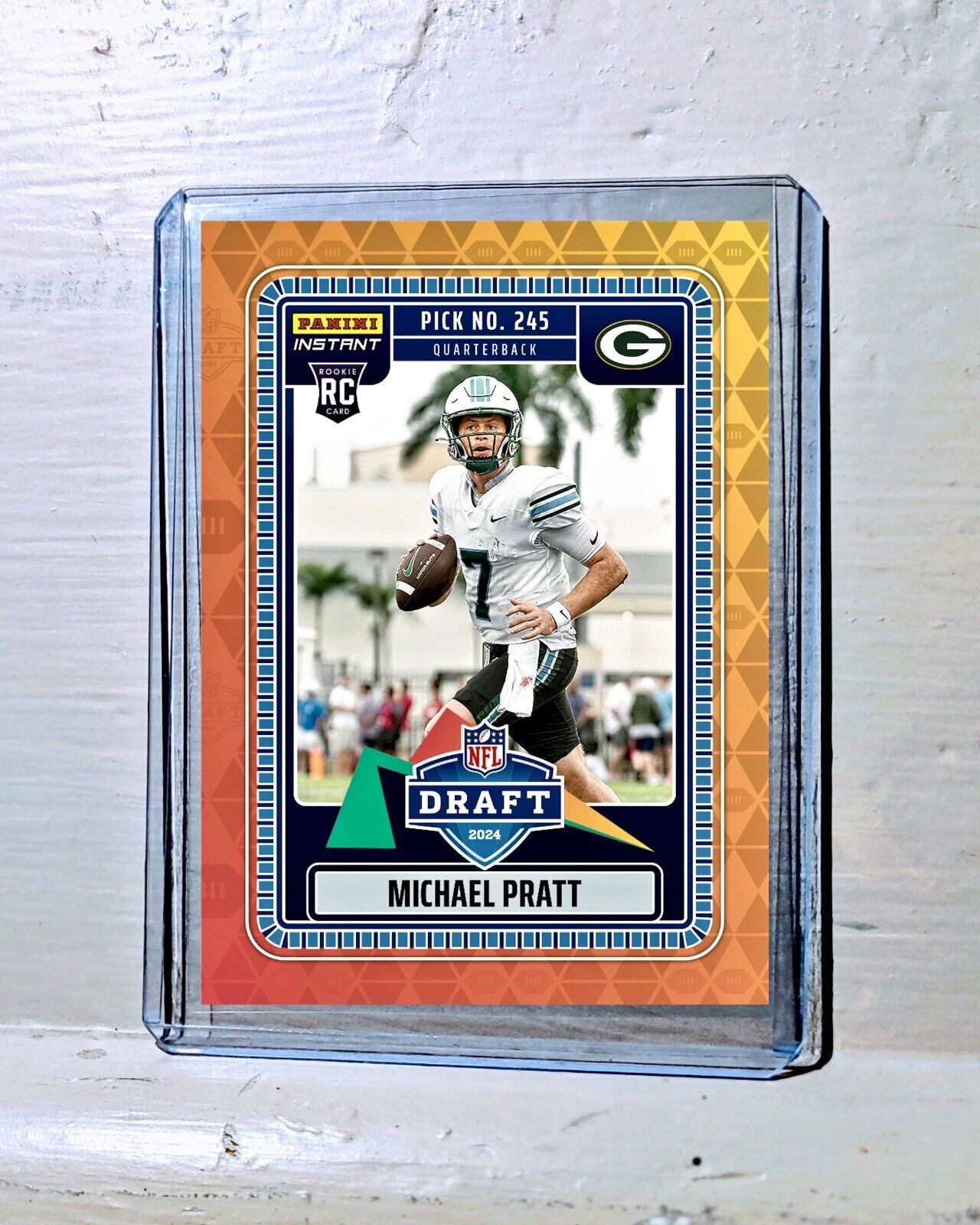 Michael Pratt 2024 Panini NFL #21 Draft Night Rookie Football Card 1 of 758