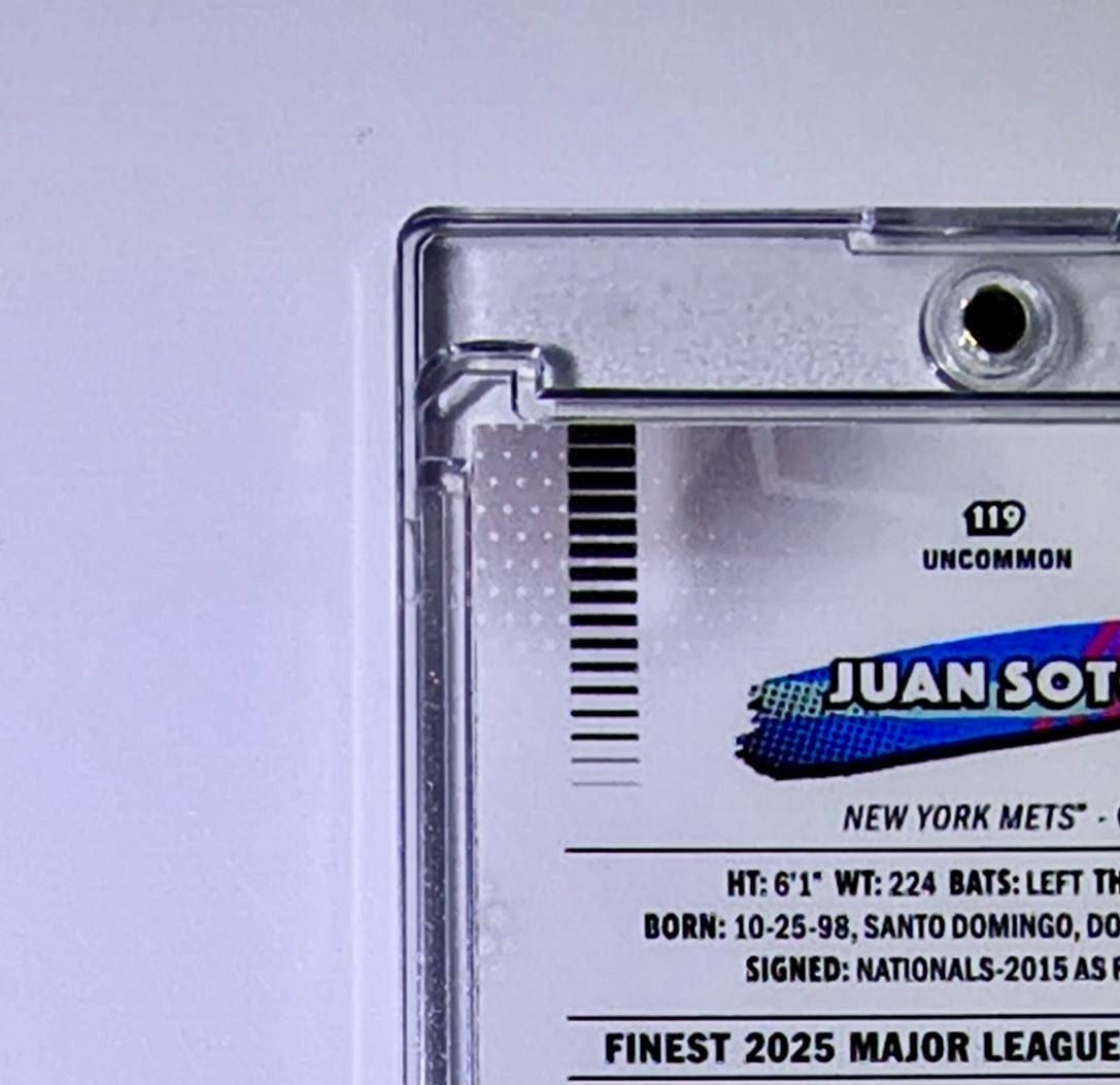 Juan Soto 2026 MLB Topps Finest #119 Uncommon Baseball Card New York Mets