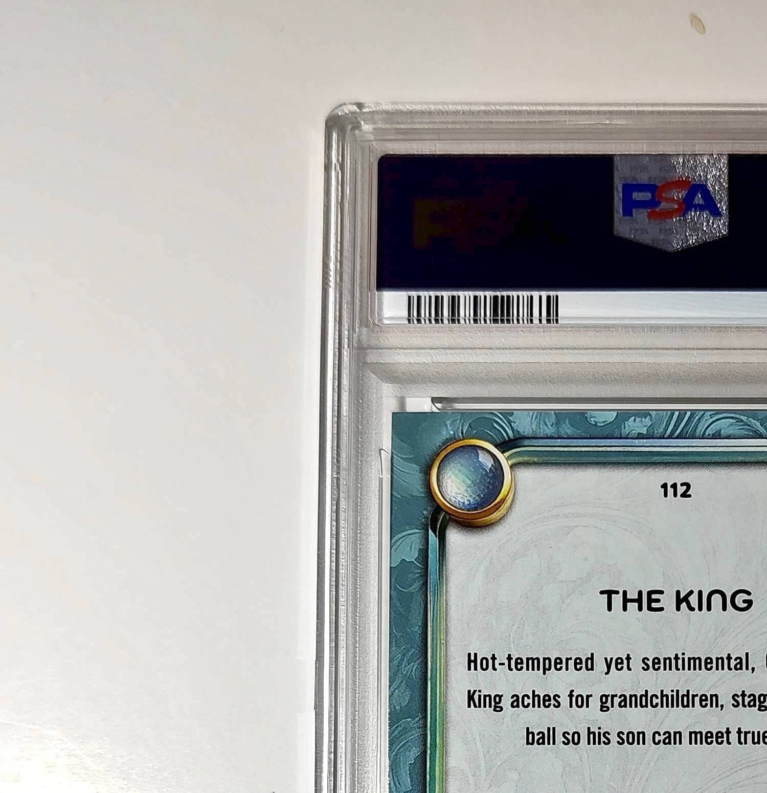 The King 2025 Topps Disney Wonder #112 Diamond Card Cinderella PSA 9