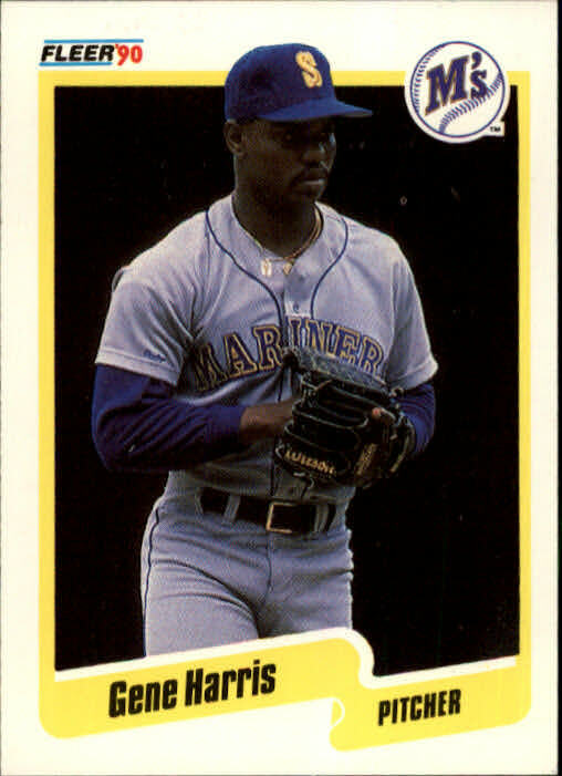 1990 Gene Harris Fleer Baseball Card #515