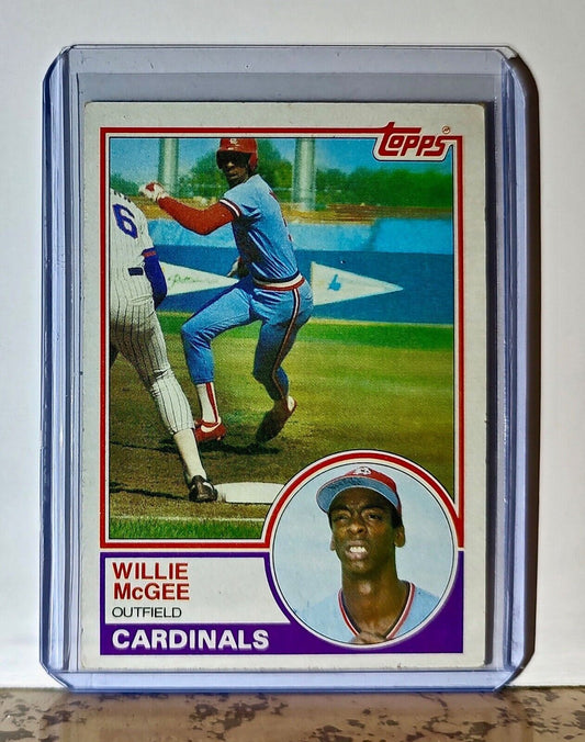 Willie McGee 1983 Topps MLB #49 Baseball Card St. Louis Cardinals