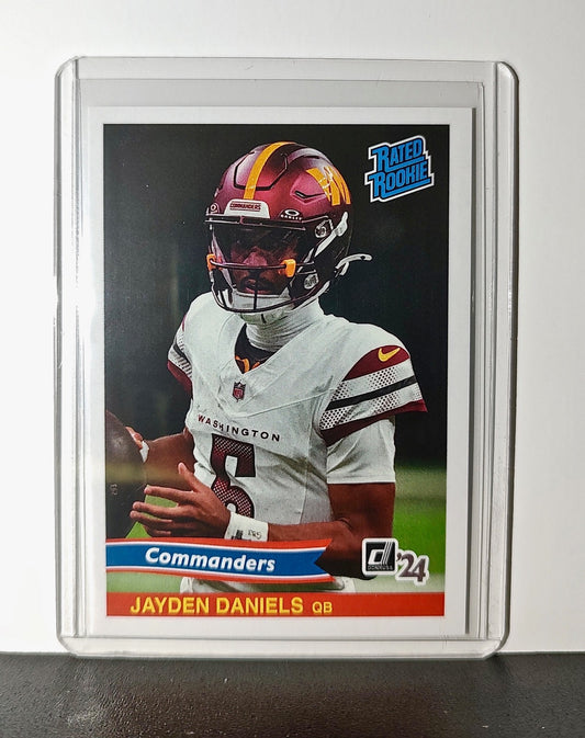 Jayden Daniels Rookie 2024 Panini Rated Rookie Retro NFL #2 Commanders 1 of 890