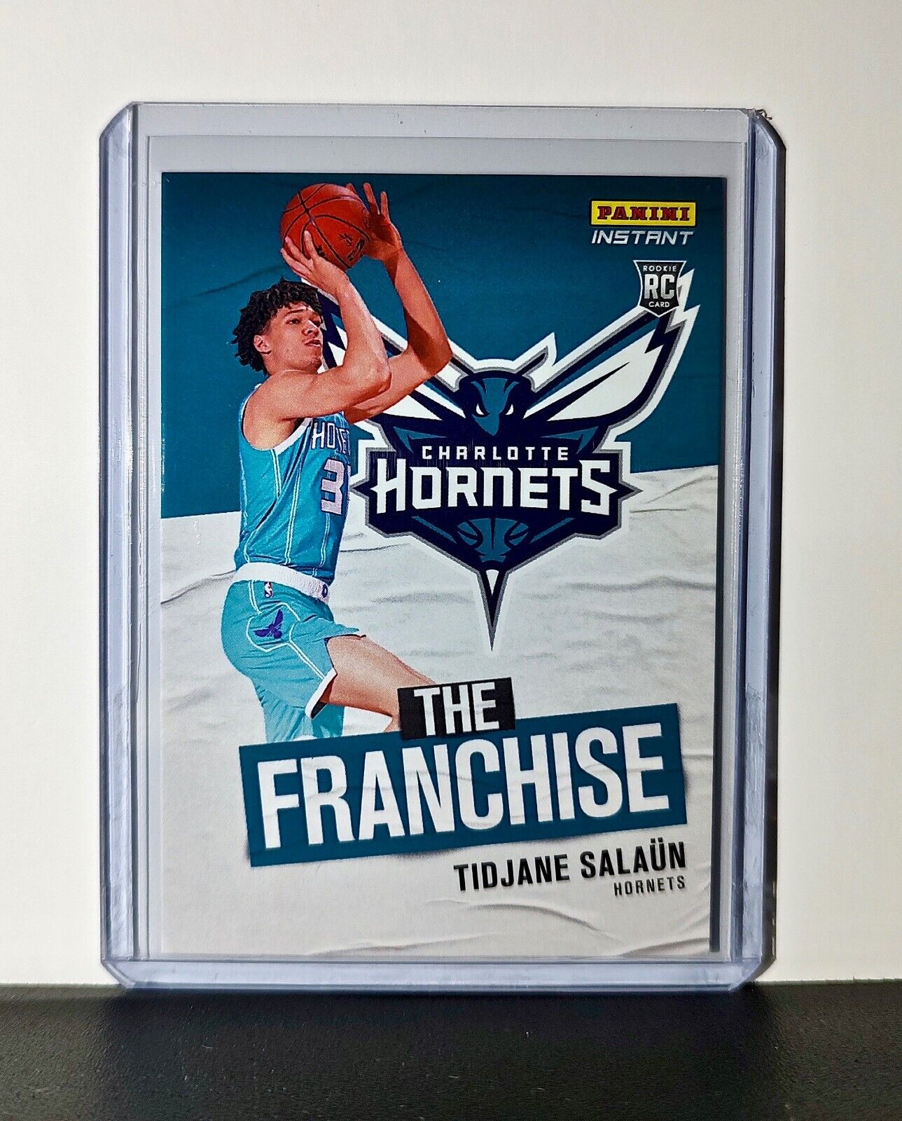 Tidjane Salaun 2024-25 Panini The Franchise NBA #8 Rookie Card Hornets 1/234