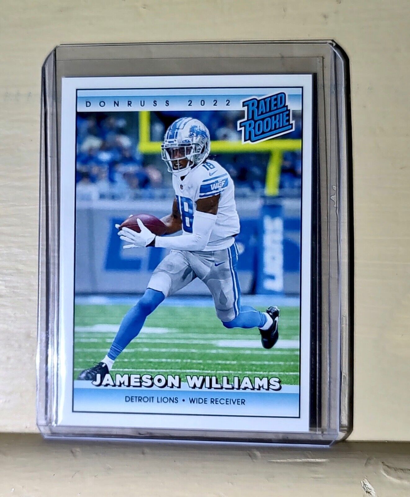 Jameson Williams 2022 NFL Panini #7 Rated Rookie Retro Football Card 1/4094