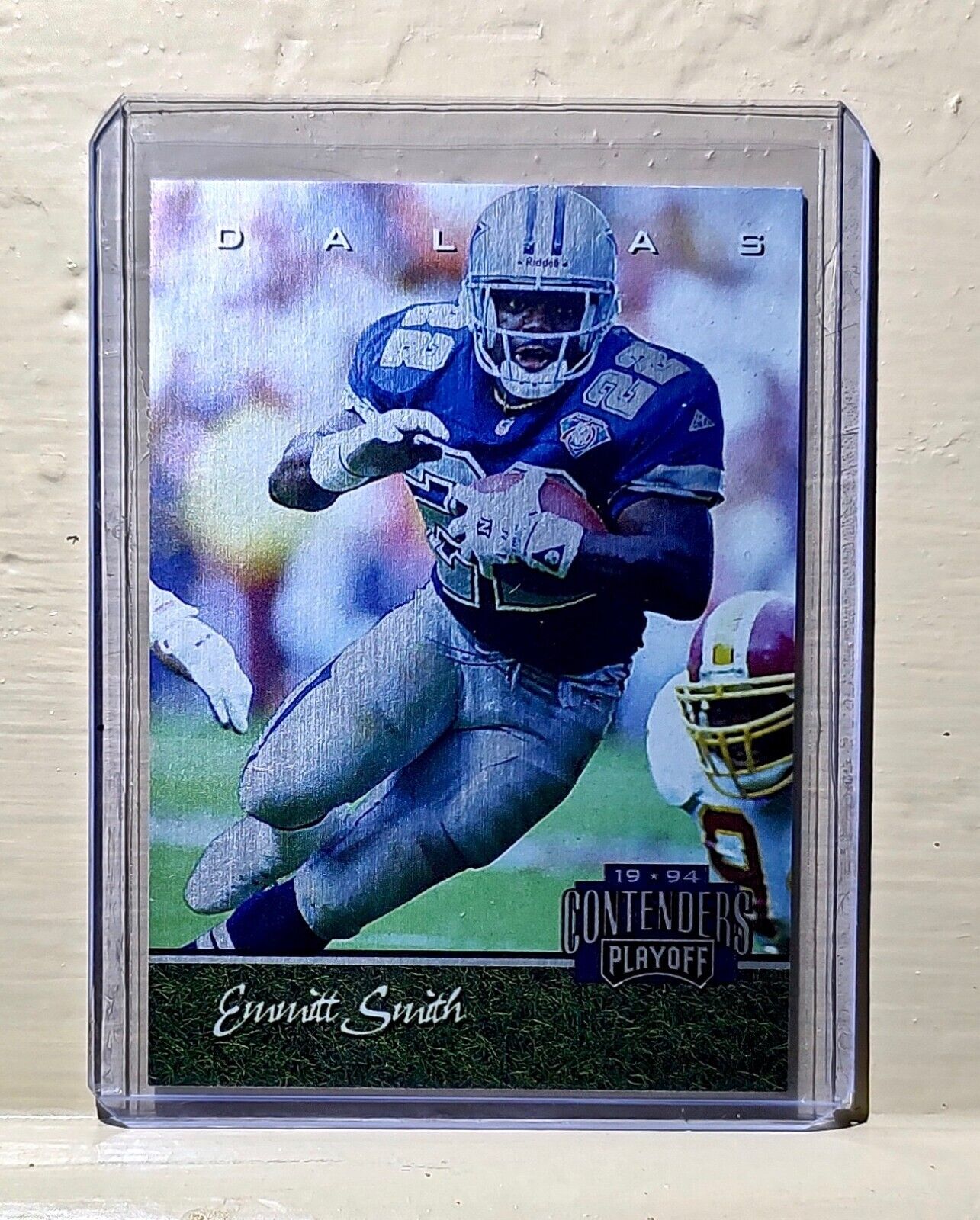 1994 Emmitt Smith Quarterback Club Playoff Contenders #20 NFL Card Cowboys