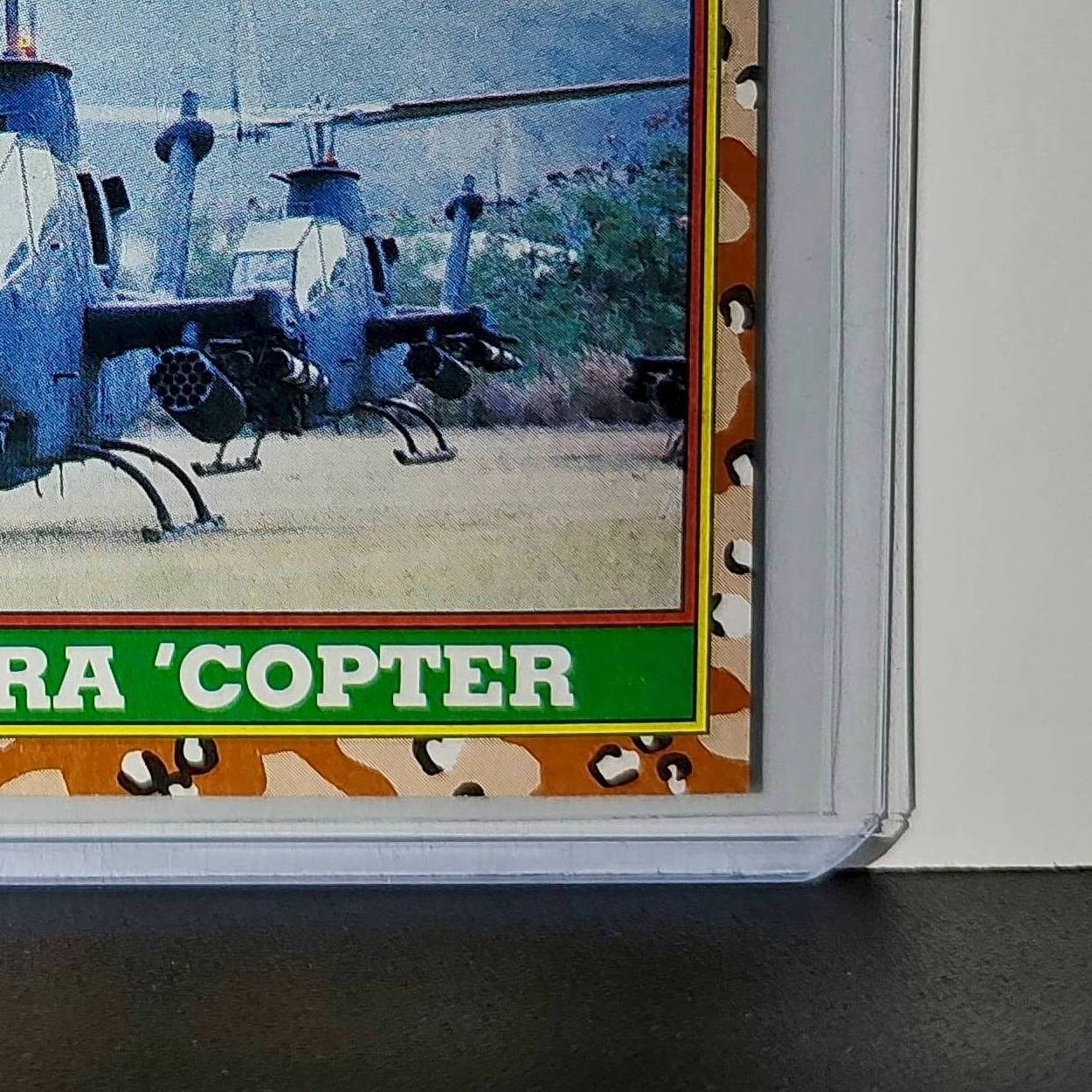 Cobra Helicopter 1991 Topps Desert Storm #16 Card