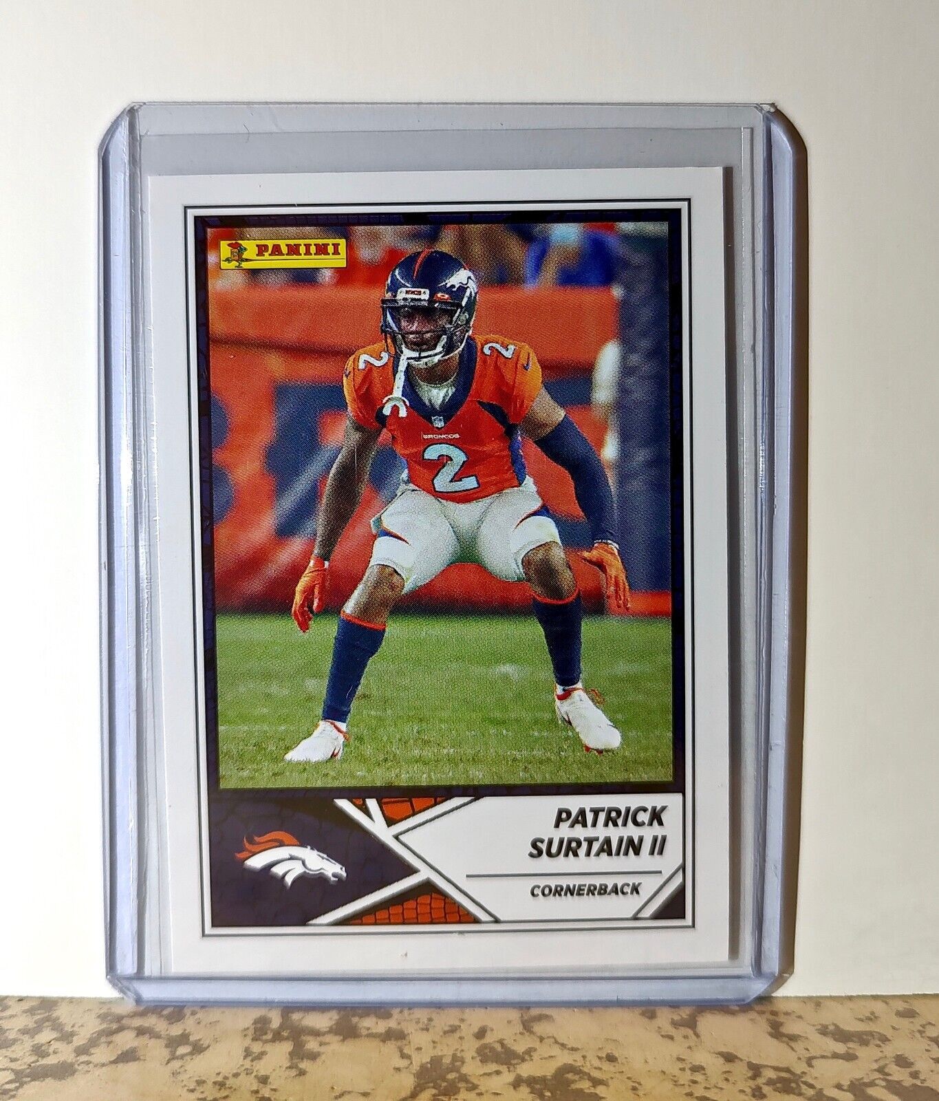 Patrick Surtain II 2024 Panini NFL #21 Sticker Card Denver Broncos