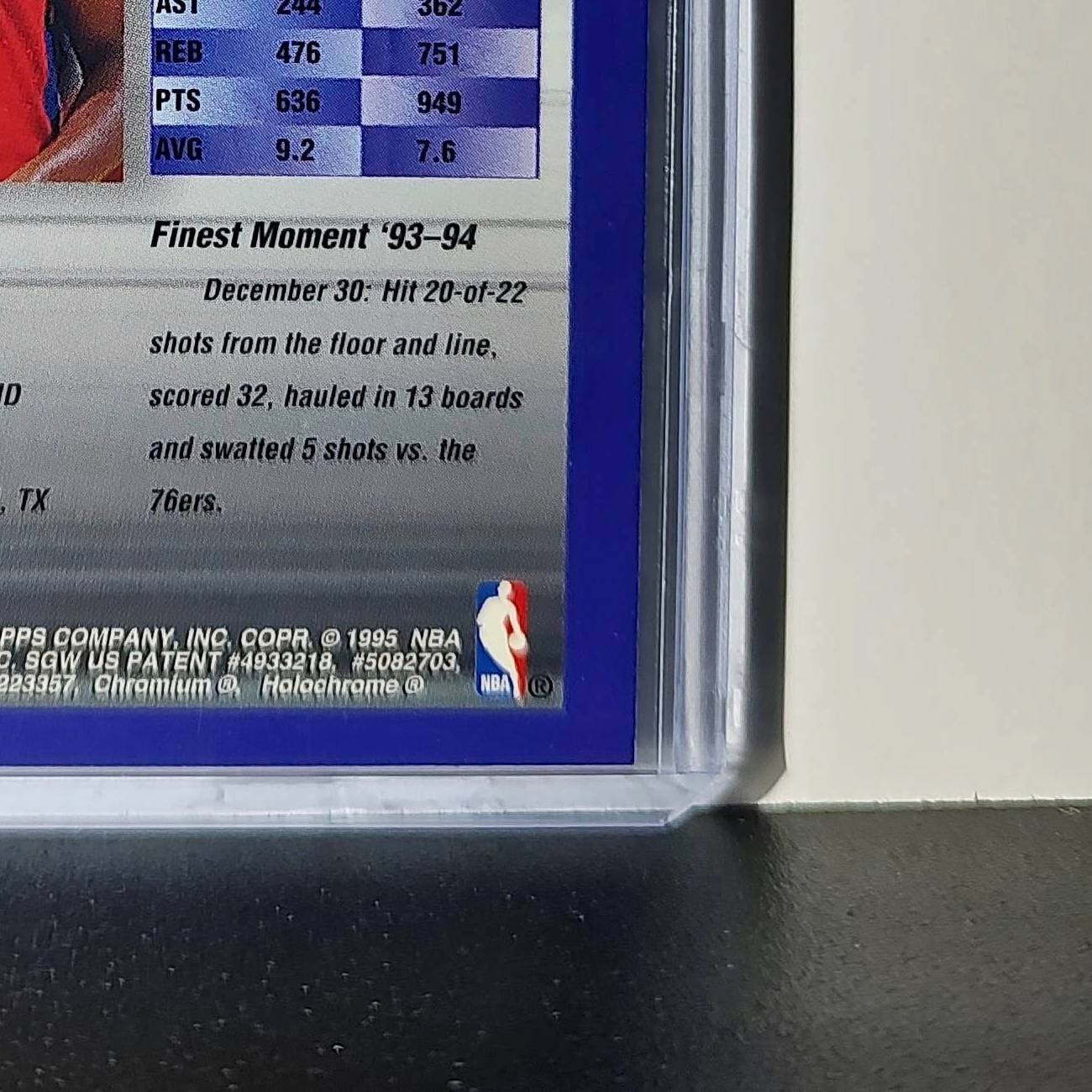 Oliver Miller 1994-95 Topps Finest #311 Basketball Card