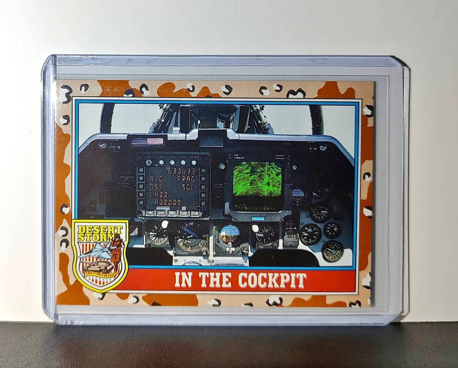 In the Cockpit 1991 Topps Desert Storm #155 Card