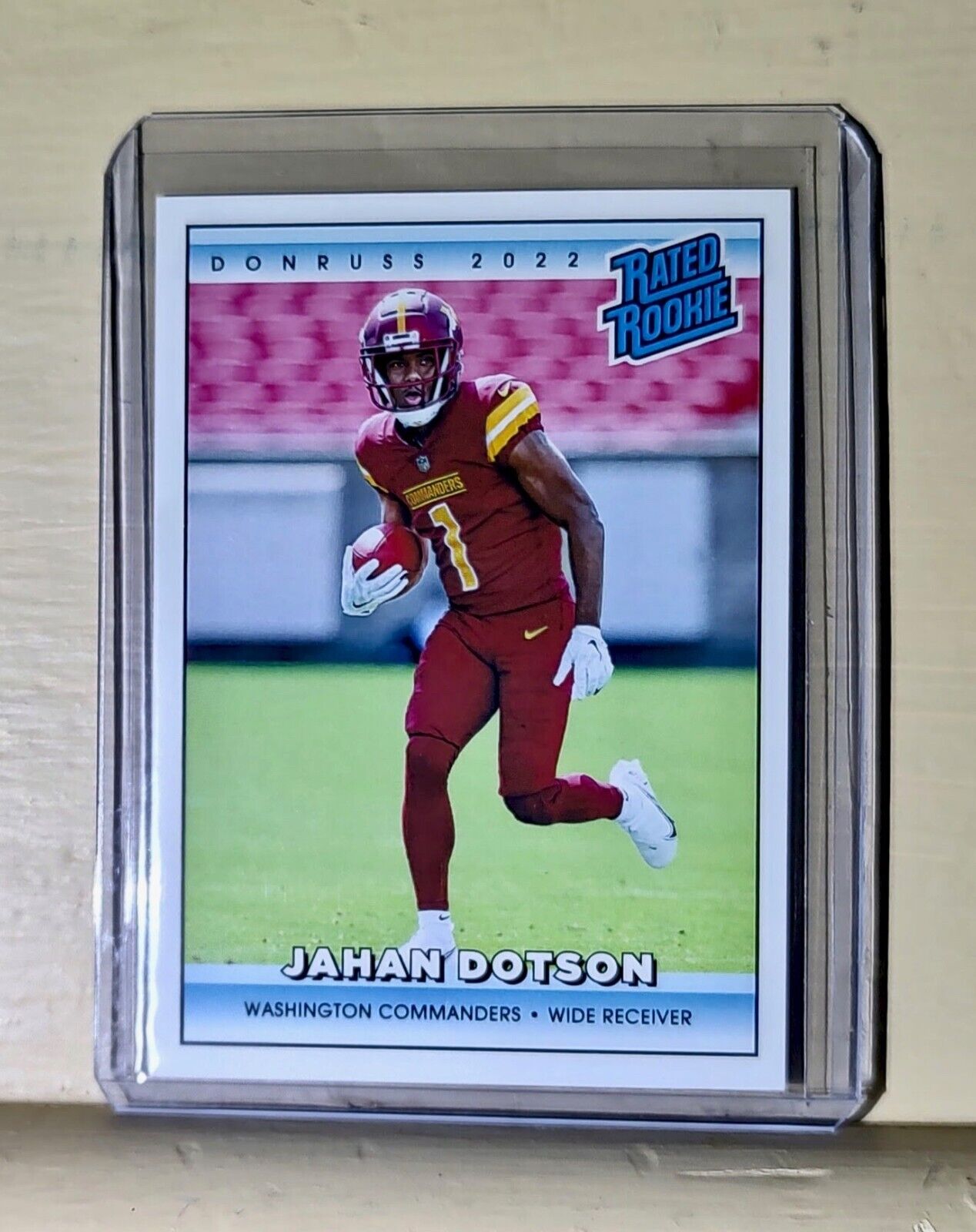 Jahan Dotson 2022 NFL Panini #9 Rated Rookie Retro Football Card 1/4094