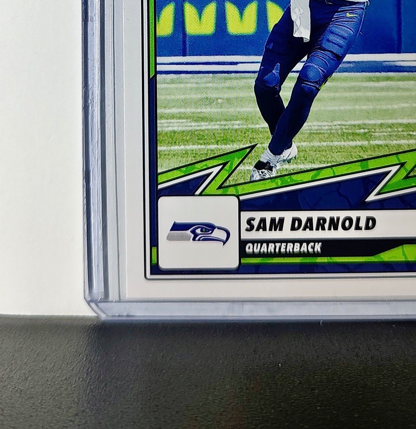 Sam Darnold 2025 Panini NFL #22 Sticker Card Seattle Seahawks