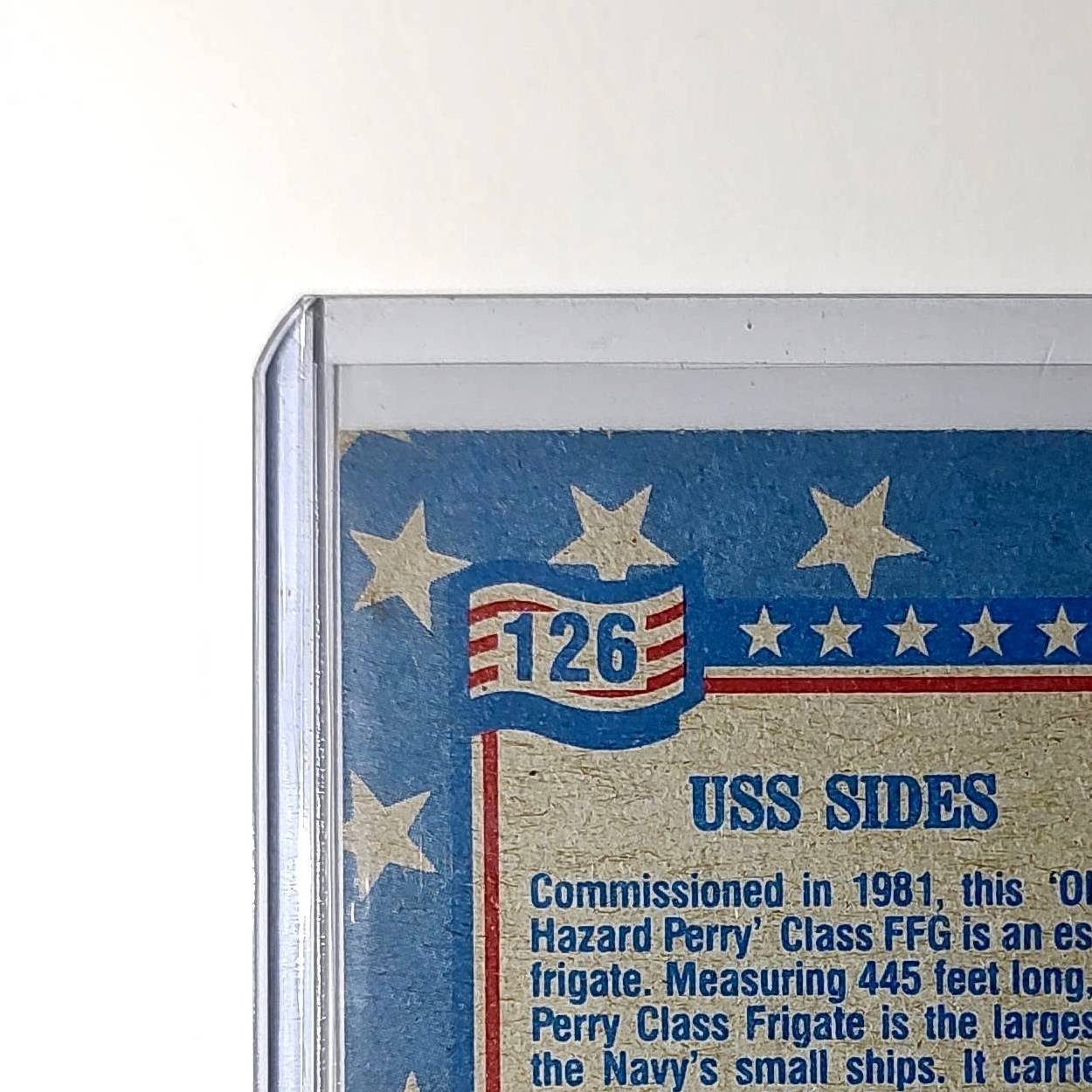 USS Sides 1991 Topps Desert Storm #126 Card