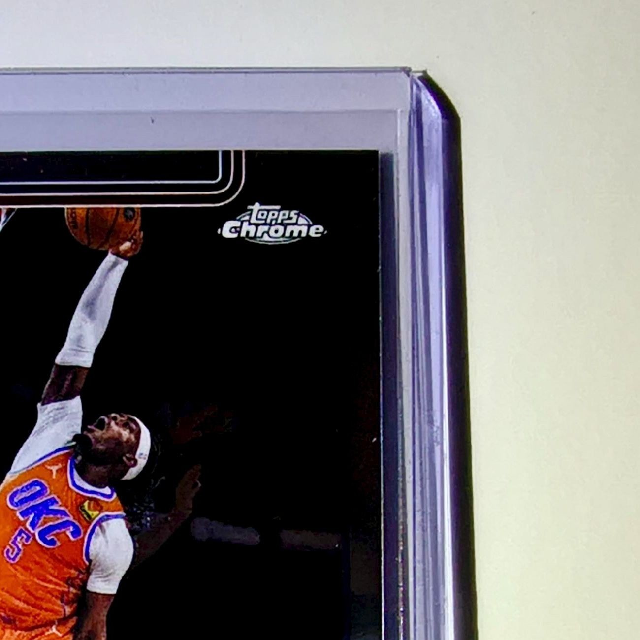 Luguentz Dort 2025-26 NBA Topps Chrome Update #127 Card Oklahoma City Thunder