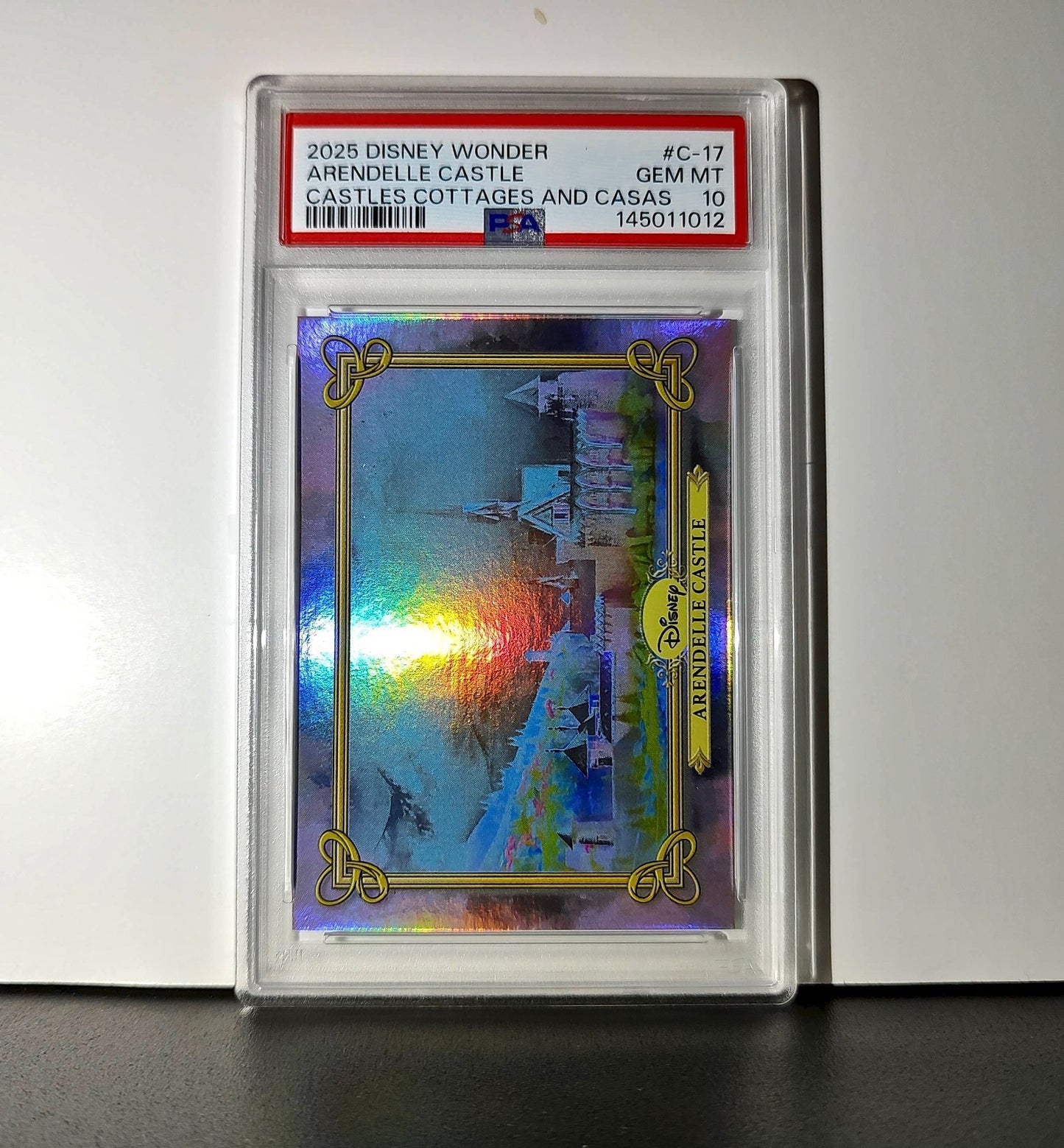 Arendelle Castle 2025 Topps Disney #C-17 Card Frozen PSA 10