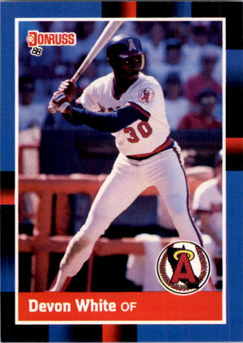 1988 Devon White Donruss Baseball Card #283