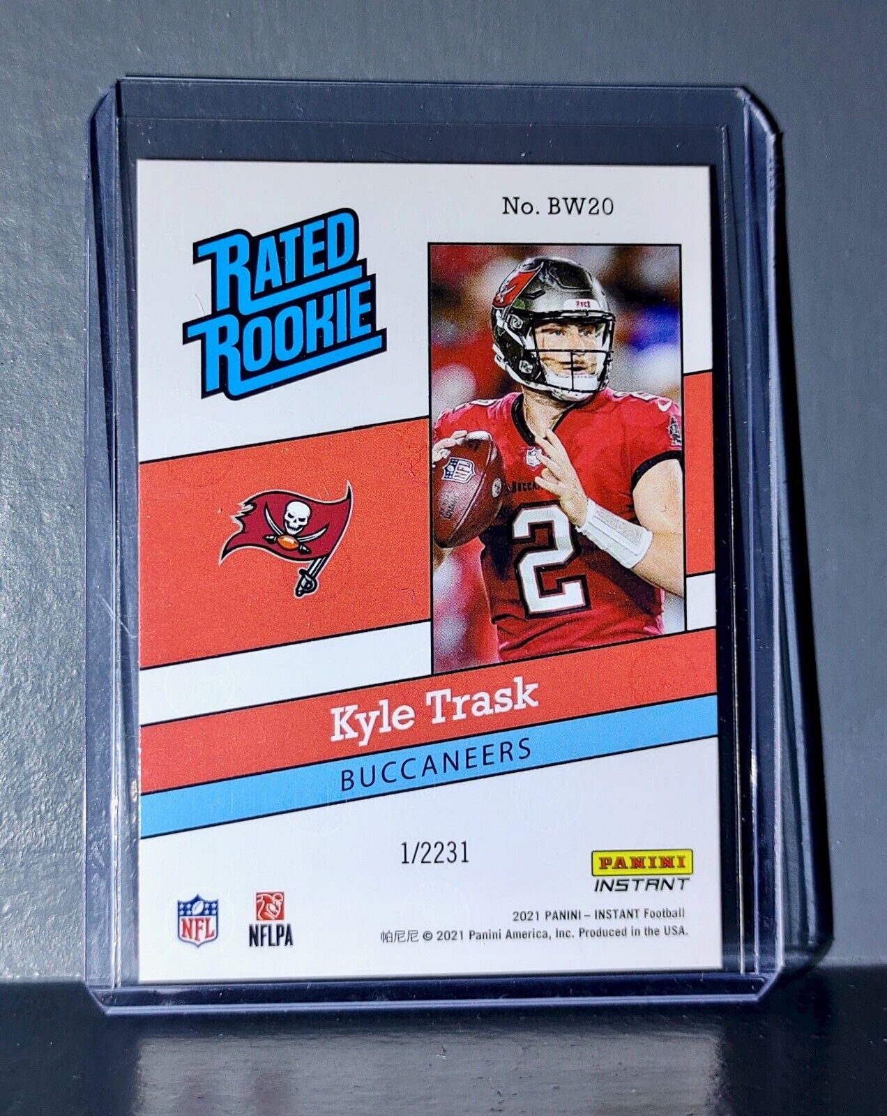 Kyle Trask 2021 Panini NFL Rated Rookie Retro #20 Rookie Card 1/2231