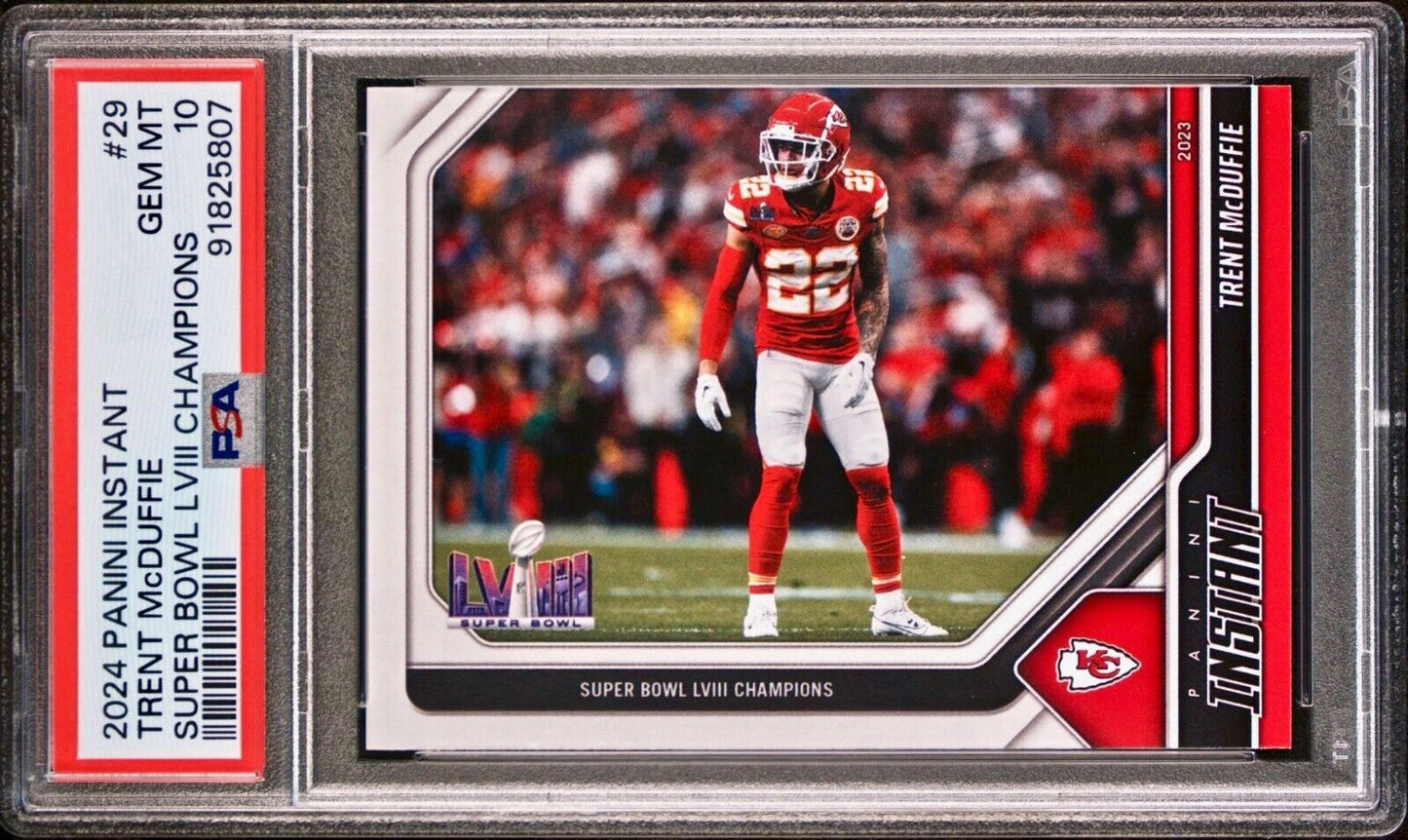 L'Jarius Sneed 2023 Panini NFL Superbowl Champions #30 Card PSA 10 Gem Mint