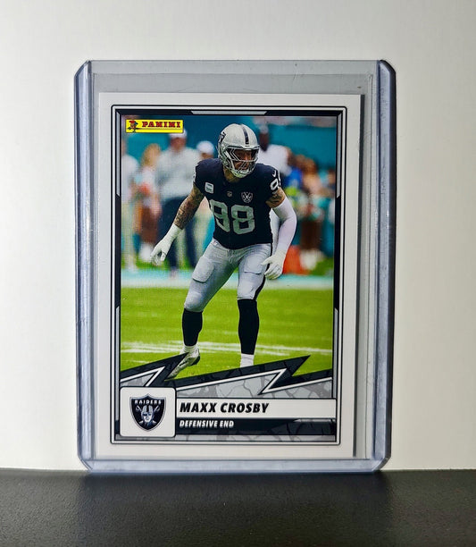 Maxx Crosby 2025 Panini NFL #42 Sticker Card Las Vegas Raiders