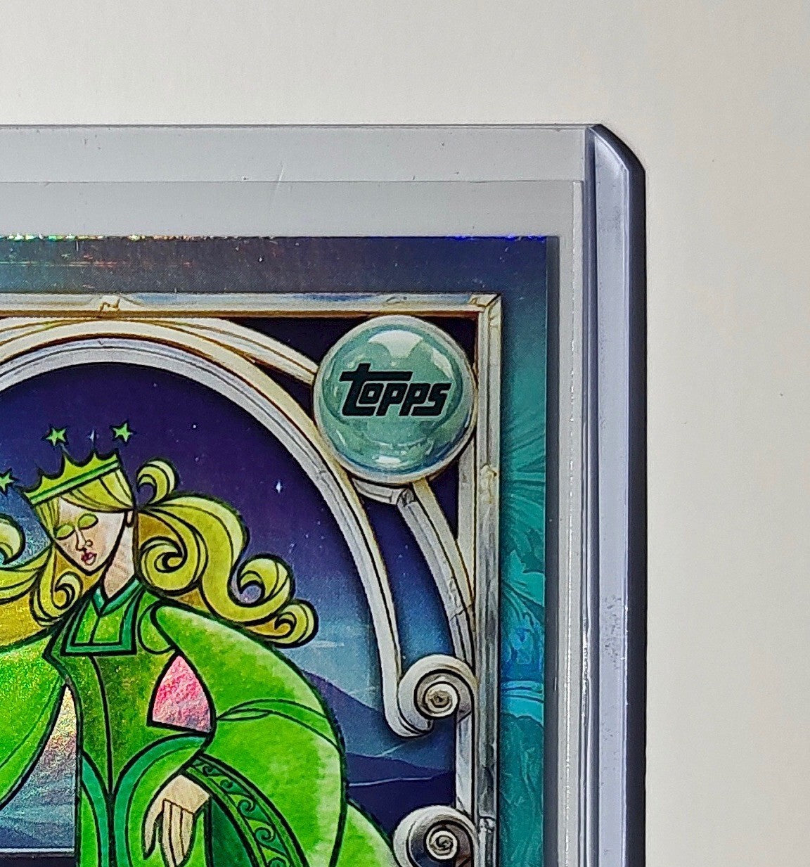 Enchantress 2025 Topps Disney Wonder #128 Diamond Card Beauty and the Beast