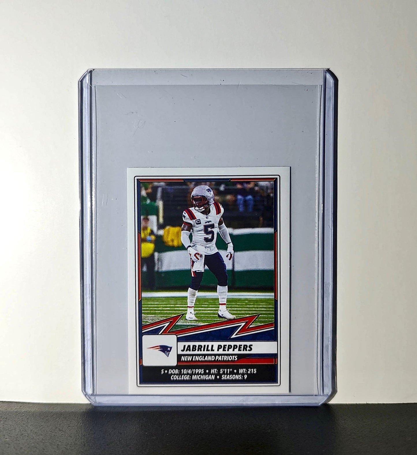 Jabrill Peppers 2025 Panini NFL #84 Sticker New England Patriots