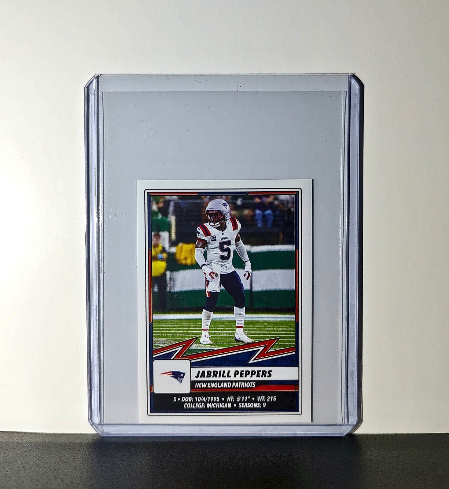 Jabrill Peppers 2025 Panini NFL #84 Sticker New England Patriots