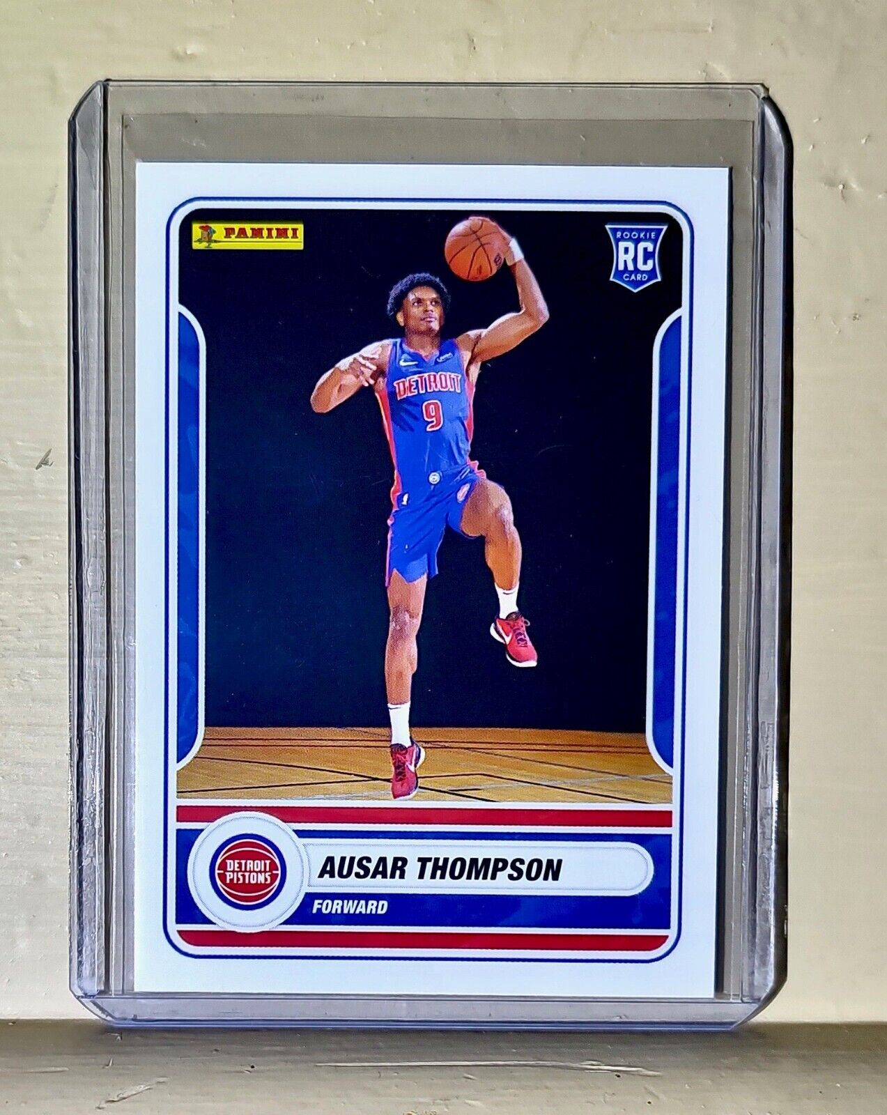 Ausar Thompson 2023-24 Panini NBA Basketball #100 Rookie Card Detroit Pistons