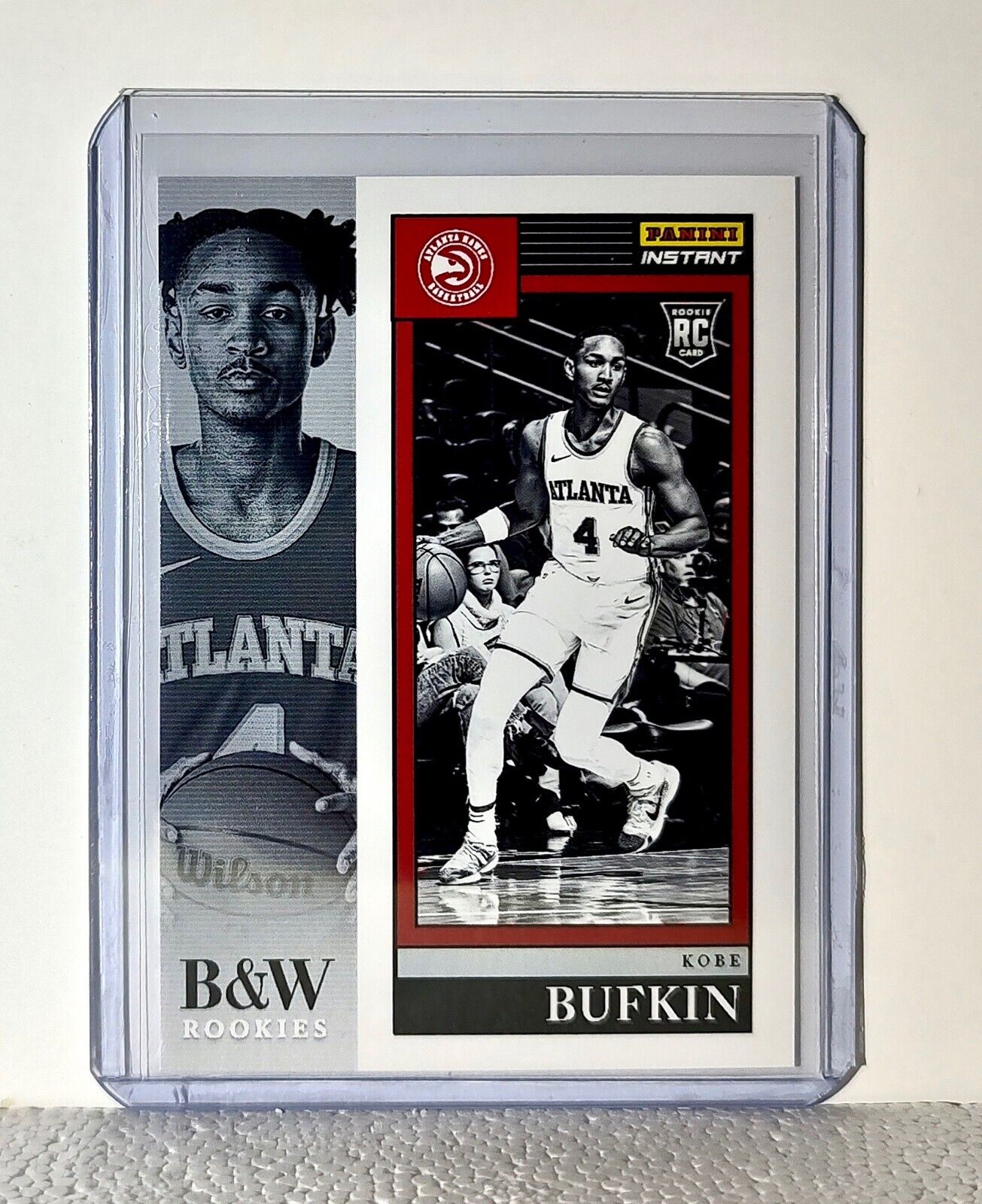 Kobe Bufkin 2023-24 Panini NBA #26 Black and White Rookies Card 1/326