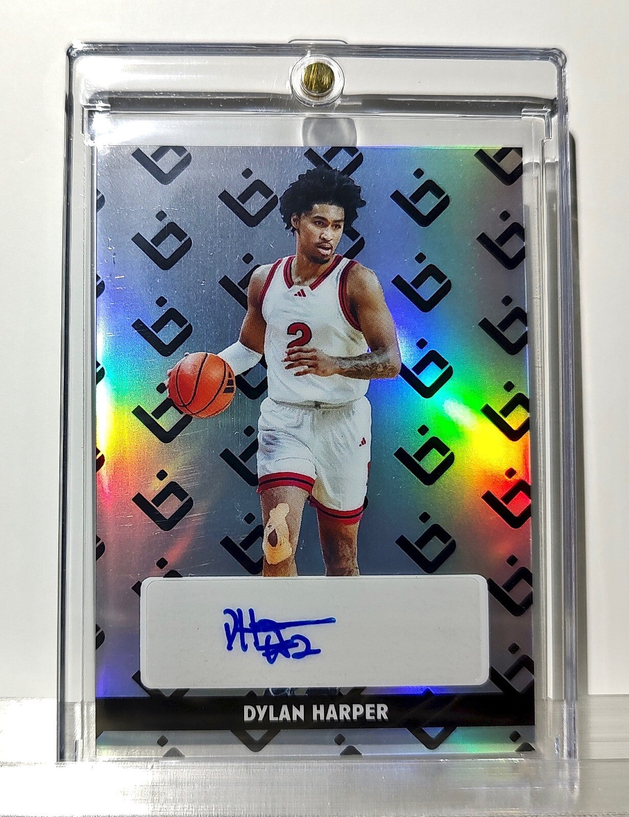 Dylan Harper Autograph 2025 Leaf #BILA-DH1 Signed Basketball Card 495/597