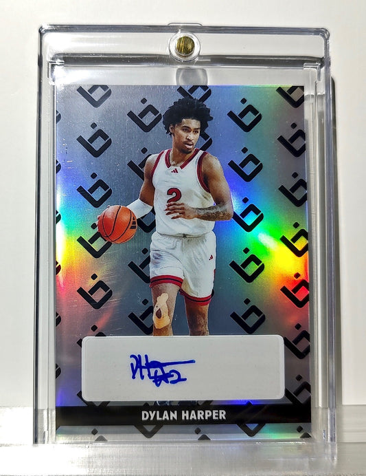 Dylan Harper Autograph 2025 Leaf #BILA-DH1 Signed Basketball Card 495/597