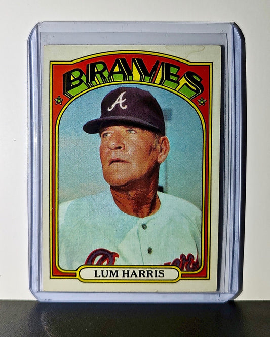 Lum Harris 1972 Topps MLB #484 Card Atlanta Braves