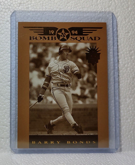 Barry Bonds 1994 Donruss MLB #4 Triple Play Bomb Squad Baseball Card Giants