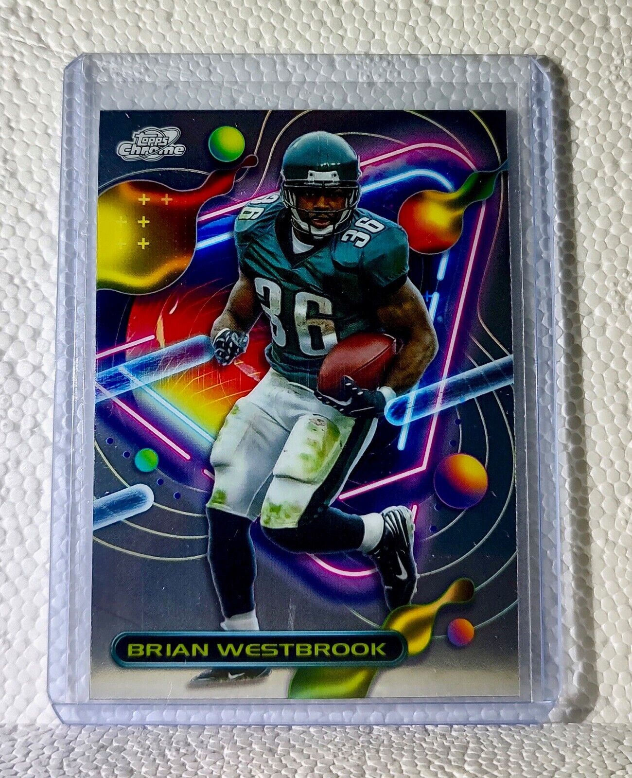 Brian Westbrook 2023 Topps Chrome Cosmic NFL #291 Card Philadelphia Eagles