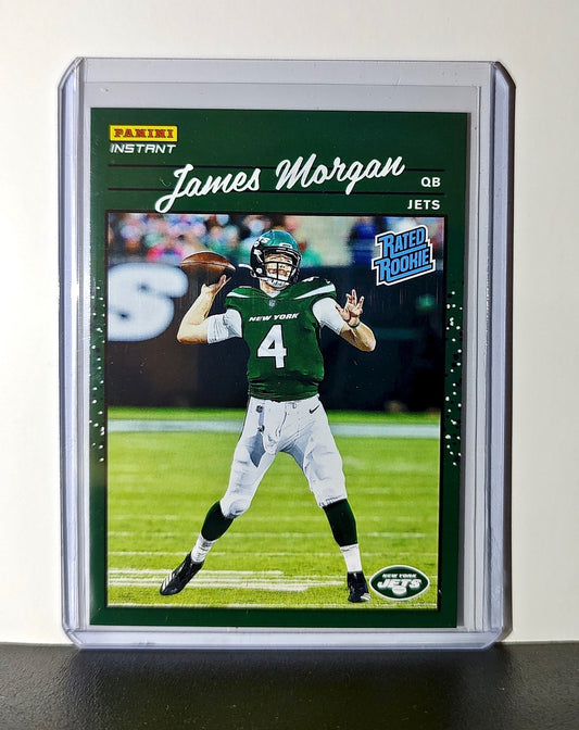 James Morgan Rookie 2020 Panini NFL #38 Rated Rookie Card New York Jets