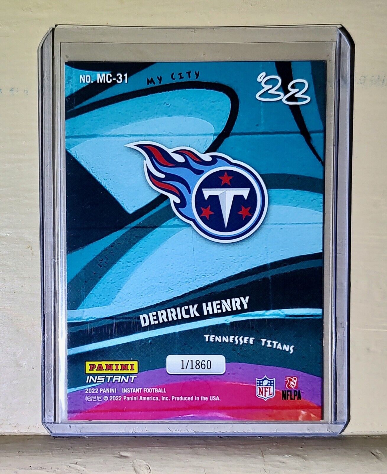 Derrick Henry 2022 Panini NFL MyCity #31 Football Card 1/1860