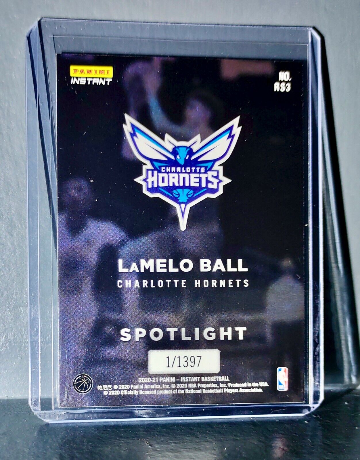 LaMelo Ball Rookie Spotlight 2020-21 Panini NBA #3 Basketball Card 1 of 1397