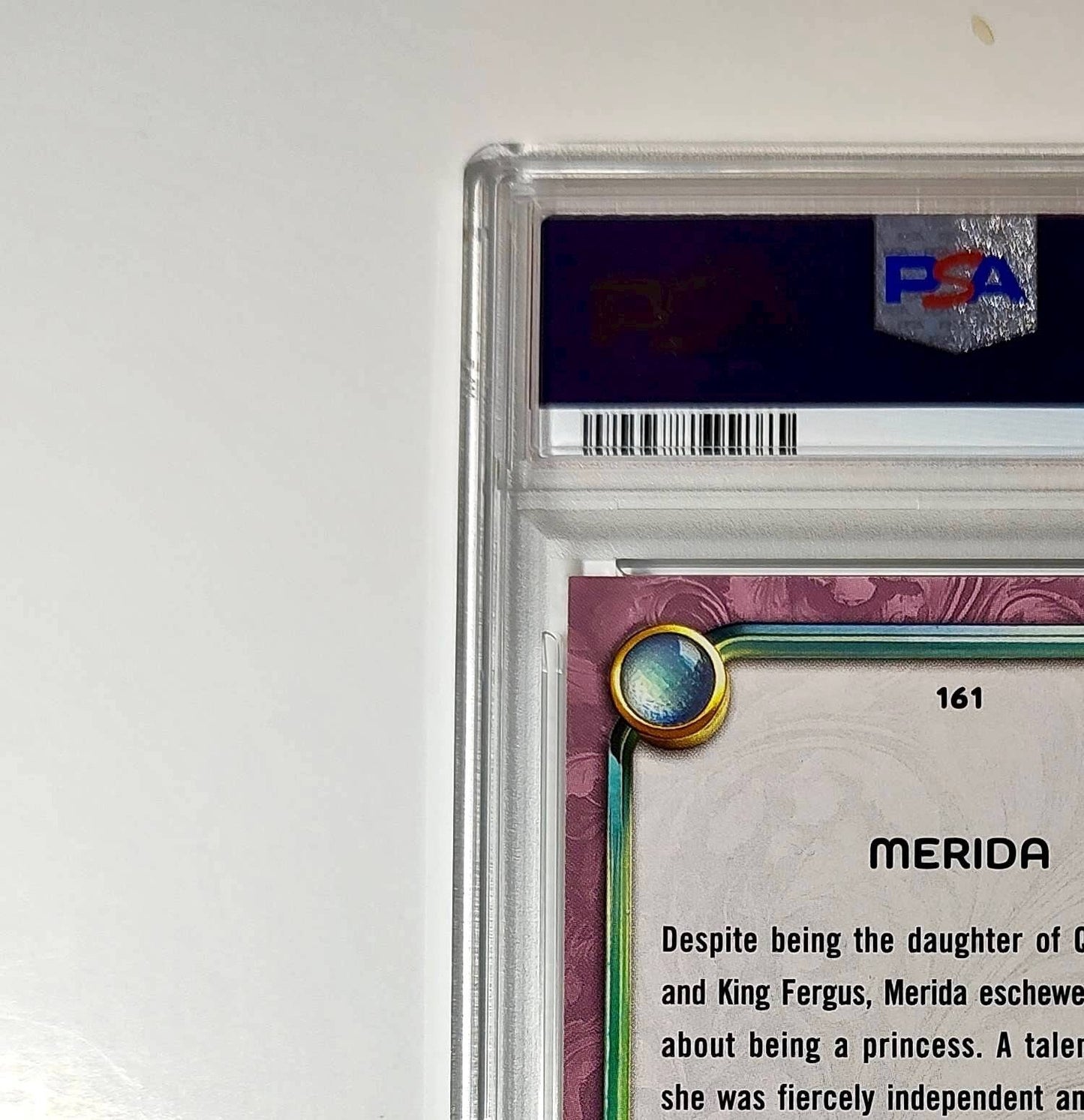 Merida 2025 Topps Disney Cartoon Princess #161 Card Brave PSA 9