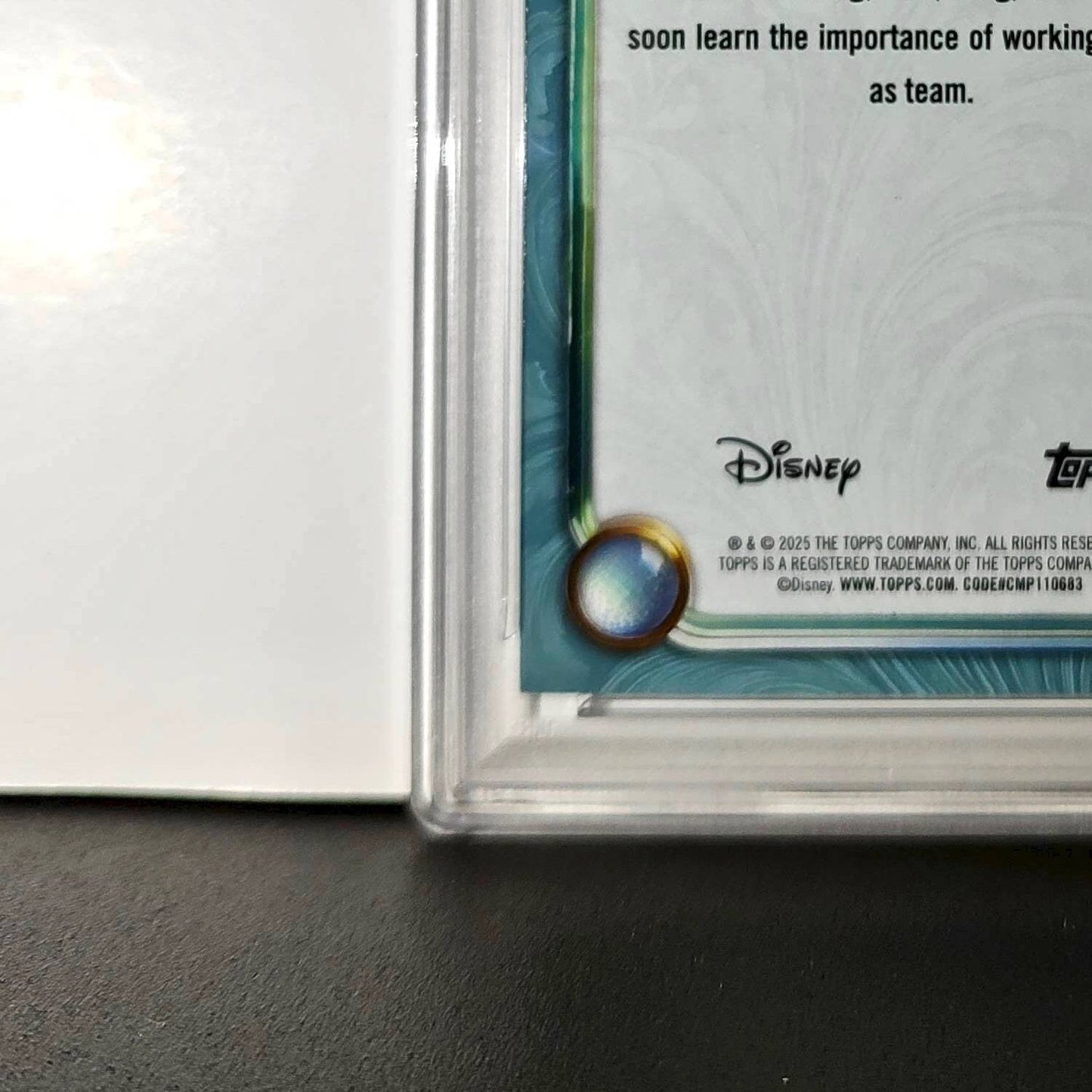 Ling 2025 Topps Disney Wonder #138 Diamond Card Mulan PSA 6