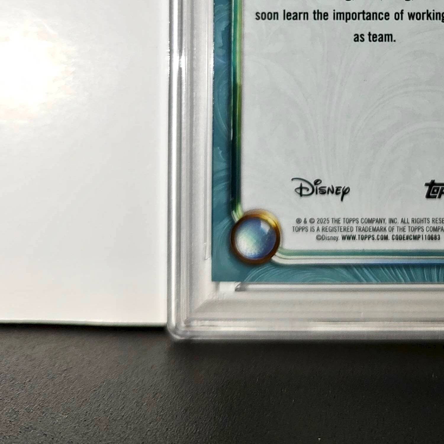 Ling 2025 Topps Disney Wonder #138 Diamond Card Mulan PSA 6