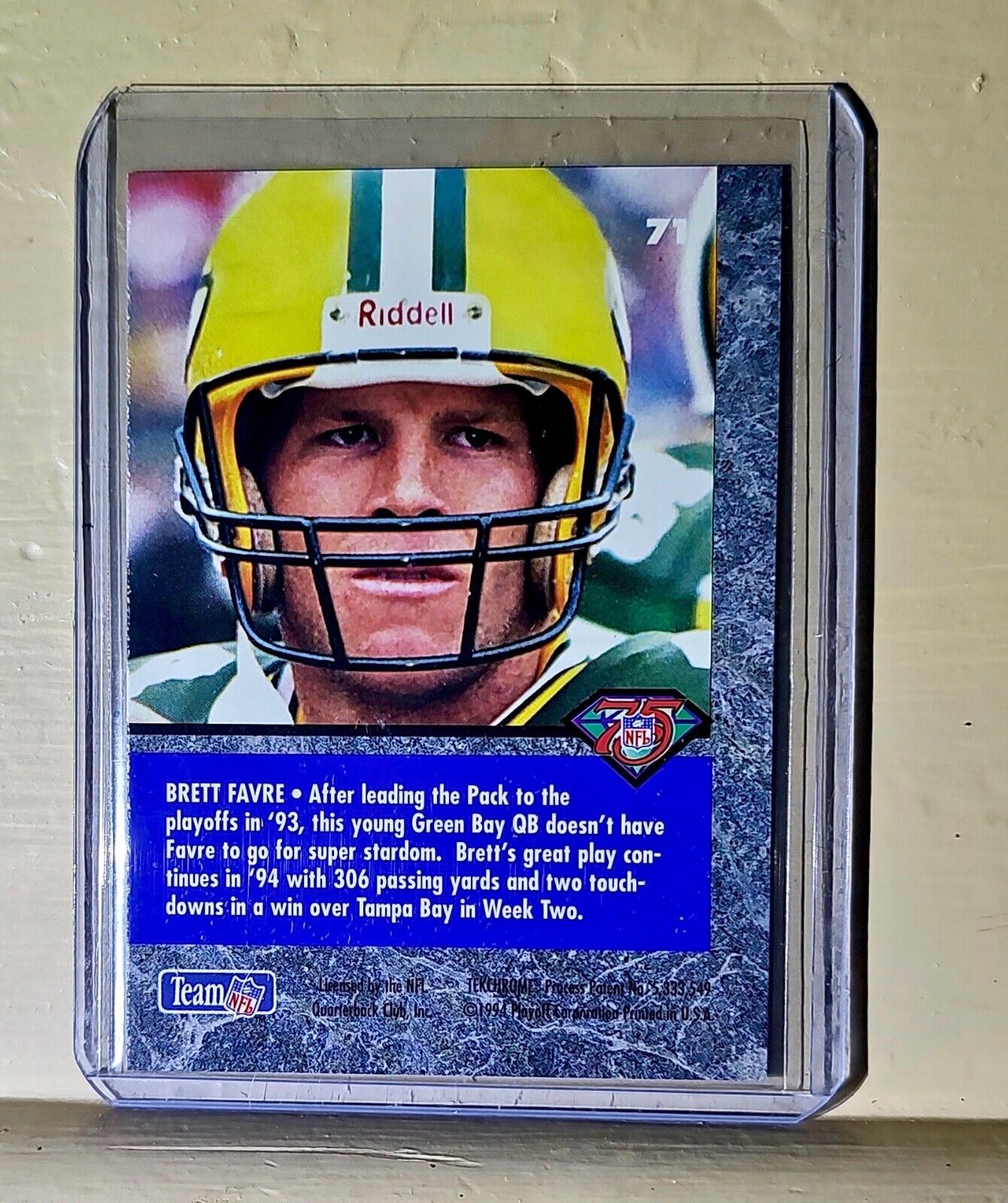 Brett Favre 1994 Playoff Contenders NFL #71 Football Card Packers