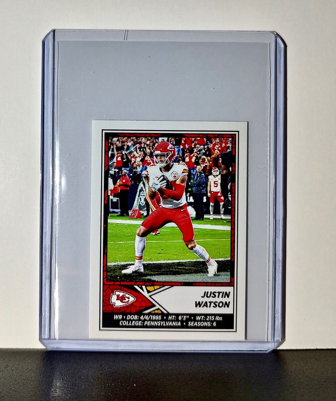 Justin Watson 2024 Panini NFL Sticker #253 Kansas City Chiefs