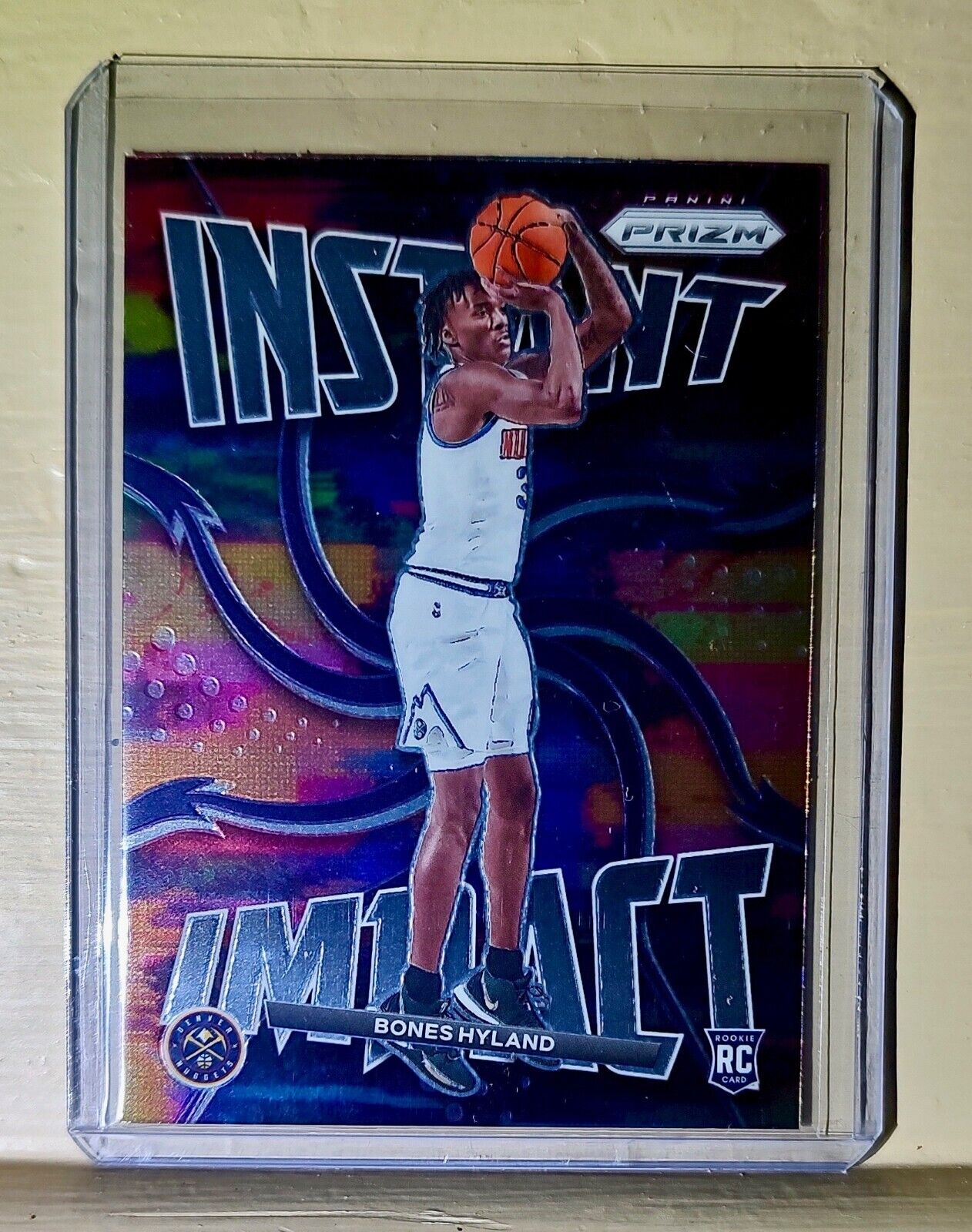 Bones Hyland 2021-22 Panini Prizm Instant Impact NBA #6 Rookie Card